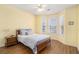 Cozy bedroom with bay window and hardwood floors at 2098 Silhouette Ct, Villa Rica, GA 30180