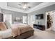 Main bedroom with king-size bed, TV, and walk-in closet at 1968 Perry Nw Blvd, Atlanta, GA 30318