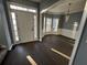 Formal entryway with hardwood floors and bay window at 700 Somerset Vale Dr, Lawrenceville, GA 30044