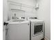 Convenient laundry room with washer and dryer included at 1706 Pardee Dr, Kennesaw, GA 30152