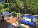 Spacious deck with stainless steel grill and outdoor seating at 3950 Stanford Dr, Cumming, GA 30041