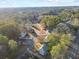 Wide aerial view of neighborhood at 718 Creek Nw Trl, Kennesaw, GA 30144