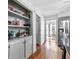 Well-organized pantry with ample shelving for storage at 718 Creek Nw Trl, Kennesaw, GA 30144