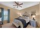 Cozy bedroom with a queen bed and decorative wall accents at 437 Cherry Tree Ln, Marietta, GA 30066