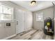 Laundry room with vinyl flooring and water heater at 540 Hamilton E Holmes Nw Dr, Atlanta, GA 30318