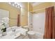 Bathroom with a tub, shower, and updated vanity at 630 Birnamwood Dr, Suwanee, GA 30024