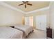 Guest bedroom with two twin beds and private bathroom access at 630 Birnamwood Dr, Suwanee, GA 30024