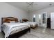 Spacious bedroom with two beds and access to deck at 1126 Wedgefield Dr, Marietta, GA 30064