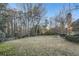 Large backyard with basketball court and open space at 4340 Garmon Nw Rd, Atlanta, GA 30327