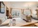 Bright living room featuring French doors and hardwood floors at 4340 Garmon Nw Rd, Atlanta, GA 30327