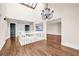 Elegant dining room with hardwood floors and high ceilings at 5019 S Ellipse Dr, Marietta, GA 30068