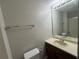 Clean bathroom featuring a vanity and bathtub at 5464 Martins Crossing Rd, Stone Mountain, GA 30088