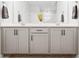 Bathroom featuring a double vanity, neutral color palette, and ample storage space at 290 Walker Ave, Alpharetta, GA 30076