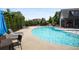 Community swimming pool showcasing clear, inviting water and comfortable lounge seating at 290 Walker Ave, Alpharetta, GA 30076