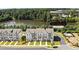 Townhome community near a lake, showcasing location and neighborhood at 110 Cobalt Dr, Fayetteville, GA 30214