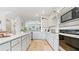 Modern kitchen featuring stainless steel appliances and light gray cabinets at 110 Cobalt Dr, Fayetteville, GA 30214