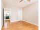 Bedroom with hardwood floors and access to bathroom at 273 12Th Ne St # 114, Atlanta, GA 30309