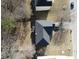 Home's exterior and backyard shown in an overhead view at 4908 Topsfield Ln, Lithonia, GA 30038