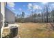 Private backyard with patio and wooded area views at 3948 Lake Manor Way, Atlanta, GA 30349