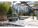 Under construction pool area with pavilion and modern pergola at 1890 W Paces Ferry Nw Rd, Atlanta, GA 30327