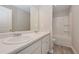 Bathroom with double vanity, and a shower/tub combo at 509 Ajo Way, Dallas, GA 30157