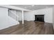 Finished basement featuring a fireplace and ample living space at 2371 Wingfoot Pl, Decatur, GA 30035
