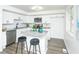 Modern kitchen with island, stainless steel appliances, and granite countertops at 2371 Wingfoot Pl, Decatur, GA 30035