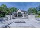 Luxury backyard with fire pit and modern design at 5271 Lake Forrest Dr, Atlanta, GA 30342