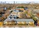 Aerial image showing apartment building and surrounding neighborhood at 1042 Saint Charles Ne Ave # 1042-7, Atlanta, GA 30306