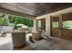 Outdoor patio features a built-in grill, and comfortable seating area, perfect for entertaining or relaxing at 3612 Castlegate Nw Dr, Atlanta, GA 30327