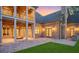 Outdoor patio with fire pit and comfortable seating is ideal for entertaining at 4927 Slaton Drive, Acworth, GA 30101
