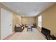 Finished basement sitting area with neutral decor and plenty of space at 610 Ashwood Ct, Woodstock, GA 30189