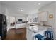 Updated kitchen with granite countertops, stainless steel appliances, and an island at 610 Ashwood Ct, Woodstock, GA 30189