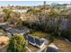 Aerial view showing home, landscaping, and nearby urban areas at 705 Glenforest Rd, Atlanta, GA 30328