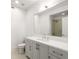 Modern bathroom with a vanity, toilet, and shower at 1036 Culpepper Nw St, Atlanta, GA 30318