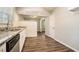 Renovated kitchen features granite countertops and modern appliances at 3860 Wisteria Sw Ln, Atlanta, GA 30331