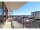 Enjoy a scenic cityscape from this condo's private balcony and its black metal railing at 620 Peachtree Ne St # 1206, Atlanta, GA 30308