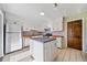 Bright kitchen with stainless steel appliances and butcher block countertops at 4386 Bluebird Ln, Lithia Springs, GA 30122