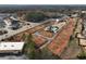 Aerial view of new homes and community amenities at 4814 Floydwood Ln, Mableton, GA 30126