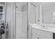 Bathroom with a shower and vanity at 2529 Piney Grove Rd, Loganville, GA 30052