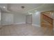 Spacious basement with tile floors and ample storage at 3374 Islesworth Trce, Duluth, GA 30097