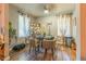 Dining area featuring hardwood floors and a table for four at 3182 Latona Sw Dr, Atlanta, GA 30354