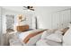 Tastefully decorated bedroom with an ensuite bathroom and ample closet space at 5507 Flat Shoals Pkwy, Decatur, GA 30034