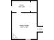 Floor plan layout for lower level featuring Gathering room, bedroom, and storage at 5507 Flat Shoals Pkwy, Decatur, GA 30034