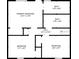Floor plan layout for upper level featuring bedrooms and bathrooms at 5507 Flat Shoals Pkwy, Decatur, GA 30034