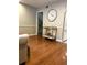 Dining area with hardwood floors and bar cart at 18 Ivy Ne Rdg, Atlanta, GA 30342