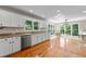 Bright kitchen with stainless steel appliances and granite countertops at 2907 Wickford Nw Dr, Kennesaw, GA 30152