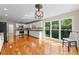 Spacious kitchen with hardwood floors and an abundance of natural light at 2907 Wickford Nw Dr, Kennesaw, GA 30152