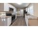 Modern kitchen with stainless steel appliances and granite countertops at 2504 Stone Rd, Atlanta, GA 30344