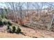 Private backyard with wooded area at 405 Laurel Spring Ct, Canton, GA 30114